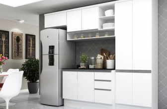 Serviço de montagem para Cozinha Compacta com Balcão 10 Portas 2 Gavetas